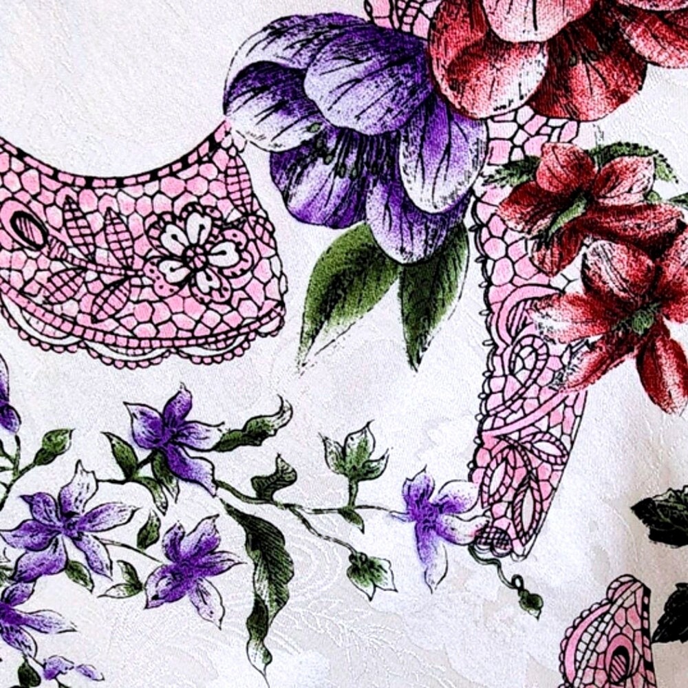 Victoria's Secret Gold Label Floral Lace Trim Cami Tank Top Womens M - Picture 4 of 6